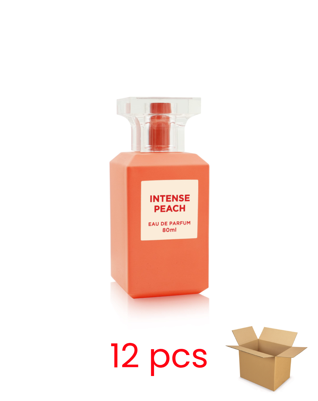 Intense peach 80ml Fragrance World x 12 pcs